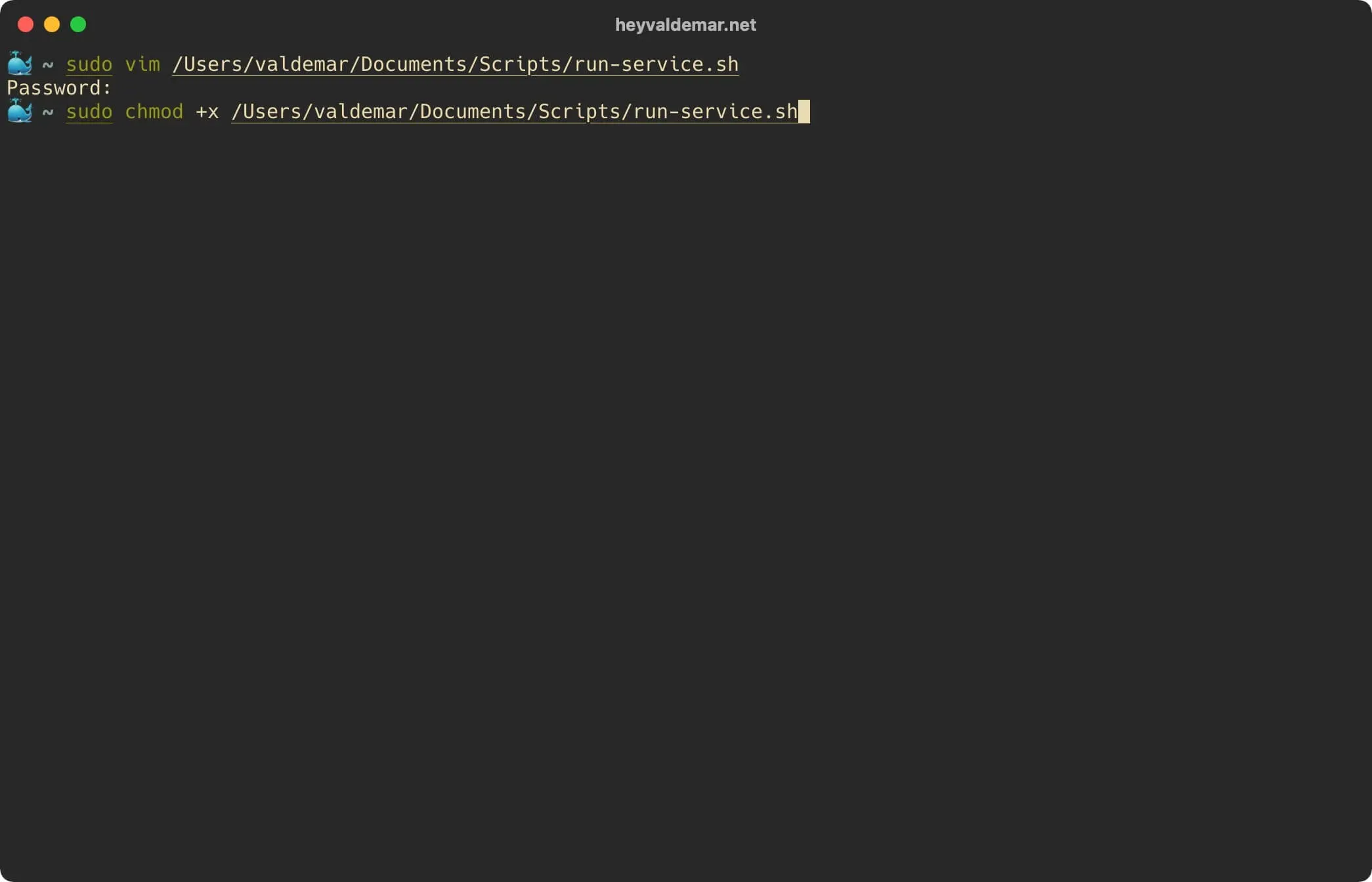 Auto-run Scripts when macOS Boots - Step 5