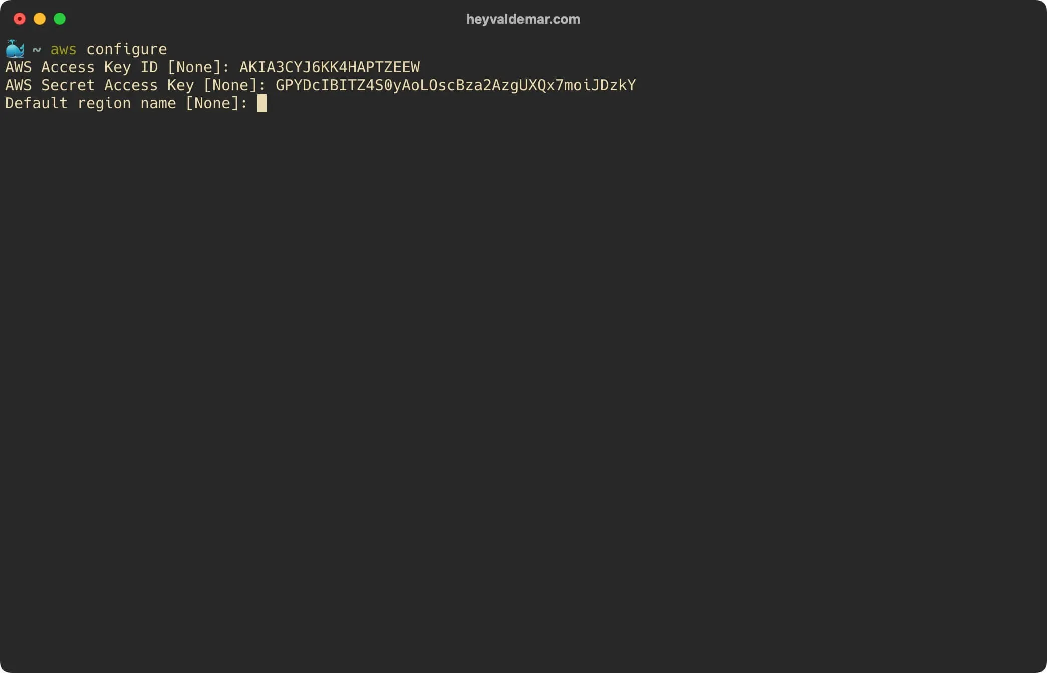 Configure AWS CLI - Step 11