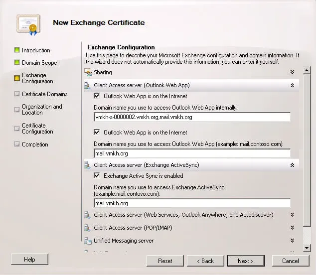 Configure Exchange Server 2010 - Step 101