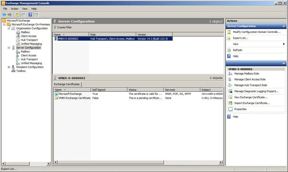 Configure Exchange Server 2010 - Step 109