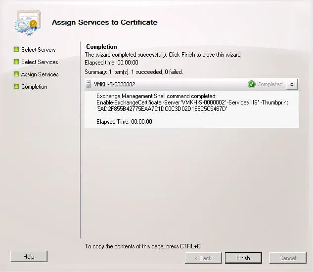 Configure Exchange Server 2010 - Step 158