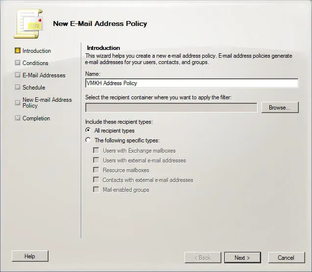 Configure Exchange Server 2010 - Step 23