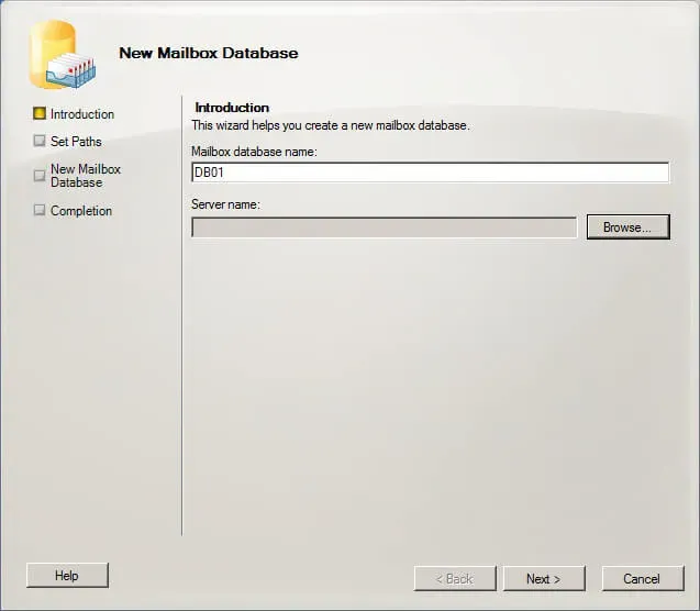 Configure Exchange Server 2010 - Step 3