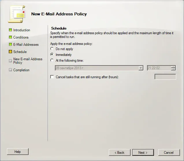 Configure Exchange Server 2010 - Step 36