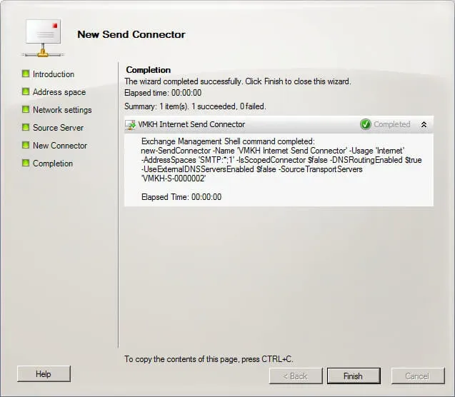 Configure Exchange Server 2010 - Step 48