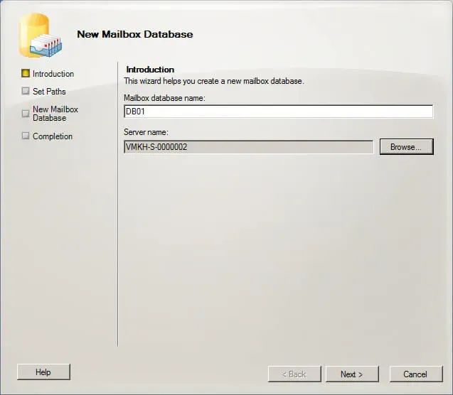 Configure Exchange Server 2010 - Step 5