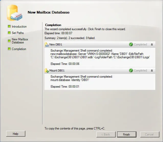 Configure Exchange Server 2010 - Step 8