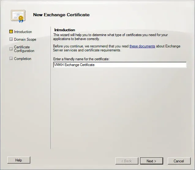 Configure Exchange Server 2010 - Step 99