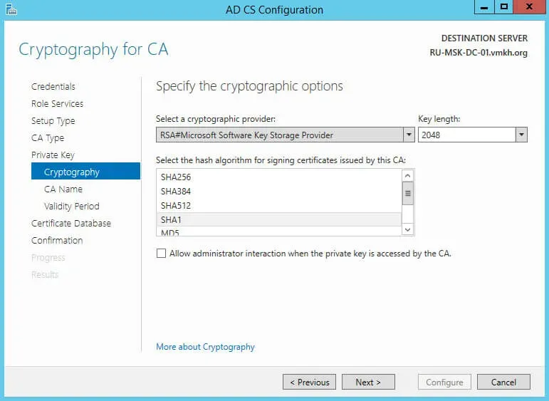 Configure Exchange Server 2016 - Step 102