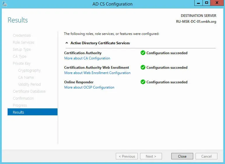 Configure Exchange Server 2016 - Step 107