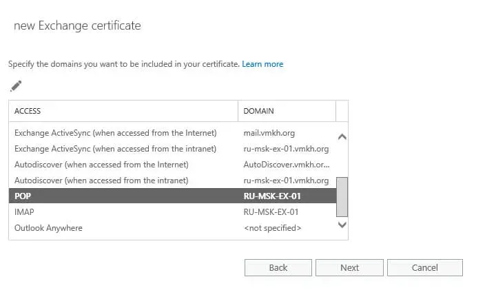 Configure Exchange Server 2016 - Step 128