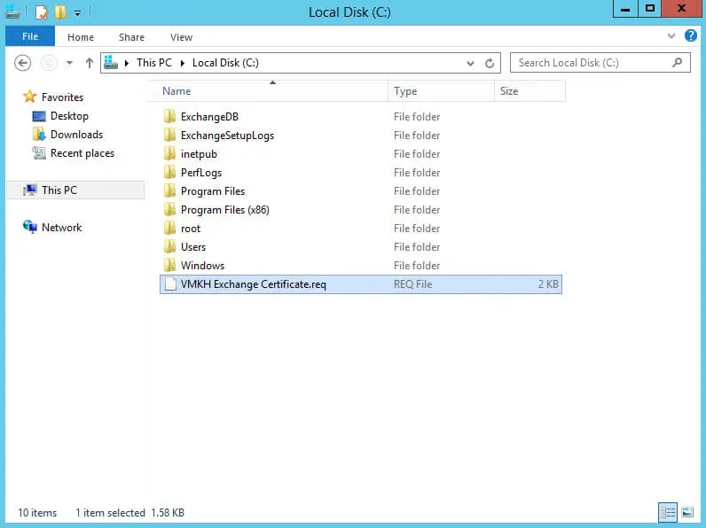 Configure Exchange Server 2016 - Step 145