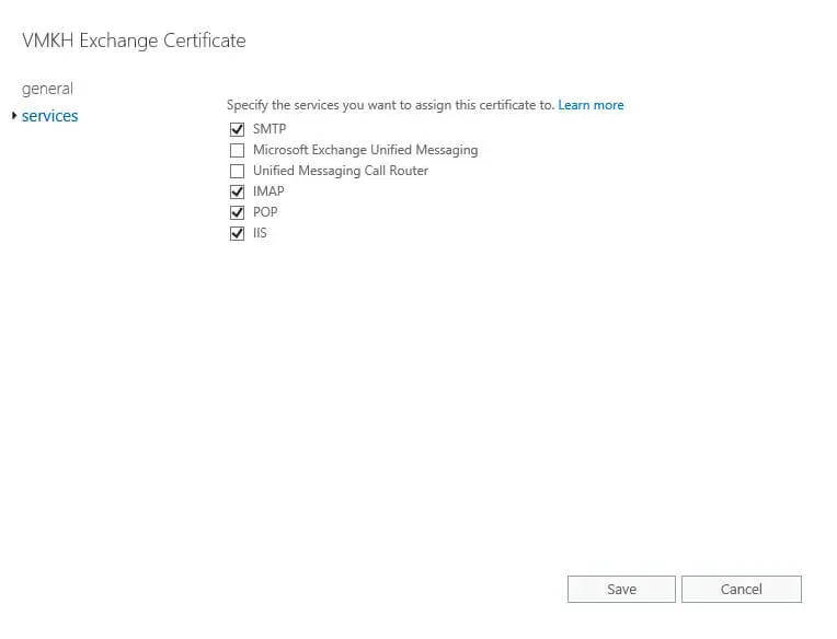 Configure Exchange Server 2016 - Step 174