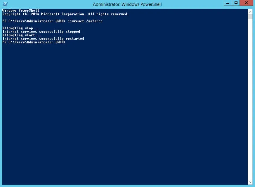 Configure Exchange Server 2016 - Step 200