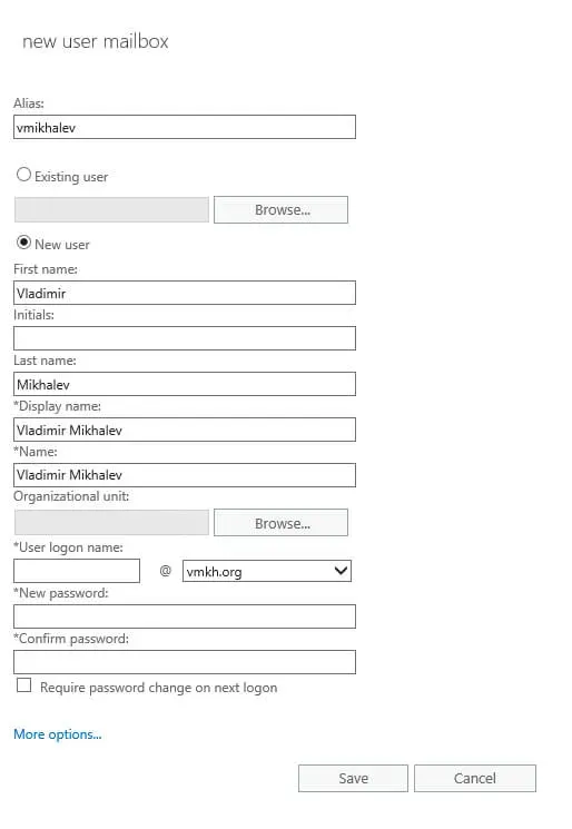 Configure Exchange Server 2016 - Step 205