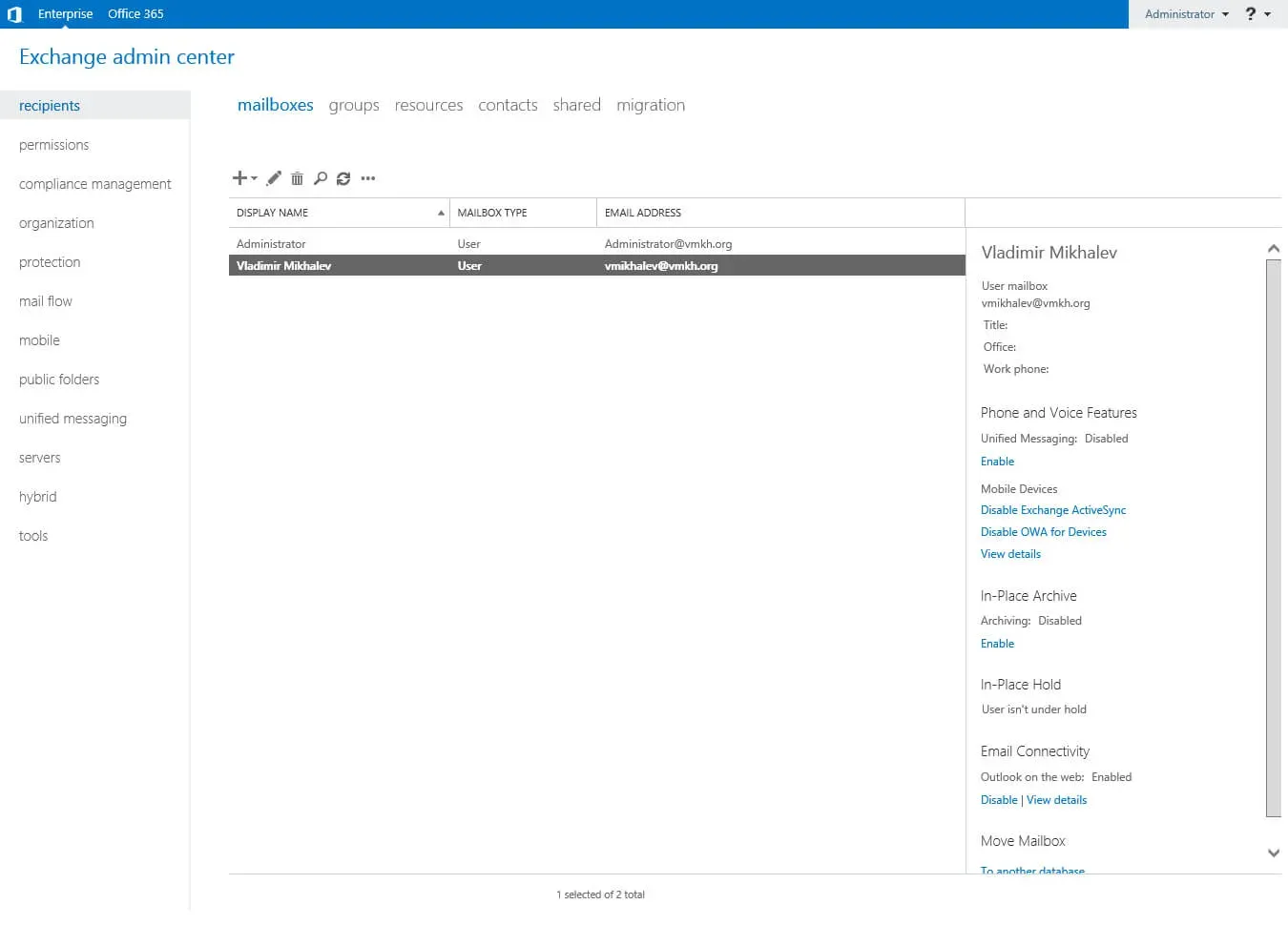 Configure Exchange Server 2016 - Step 211