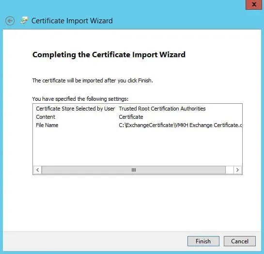 Configure Exchange Server 2016 - Step 224