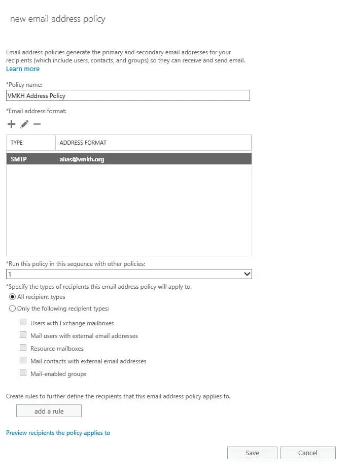 Configure Exchange Server 2016 - Step 33