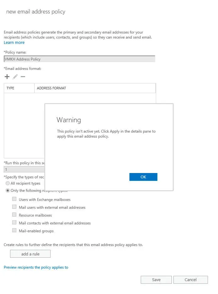 Configure Exchange Server 2016 - Step 36