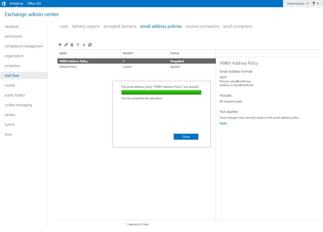 Configure Exchange Server 2016 - Step 39