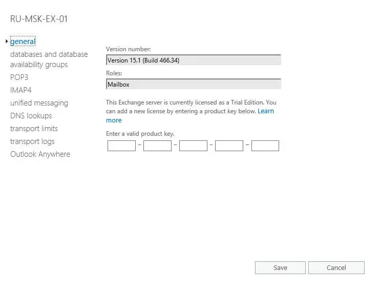 Configure Exchange Server 2016 - Step 56