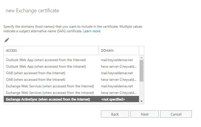 Configure Exchange Server 2019 - Step 120