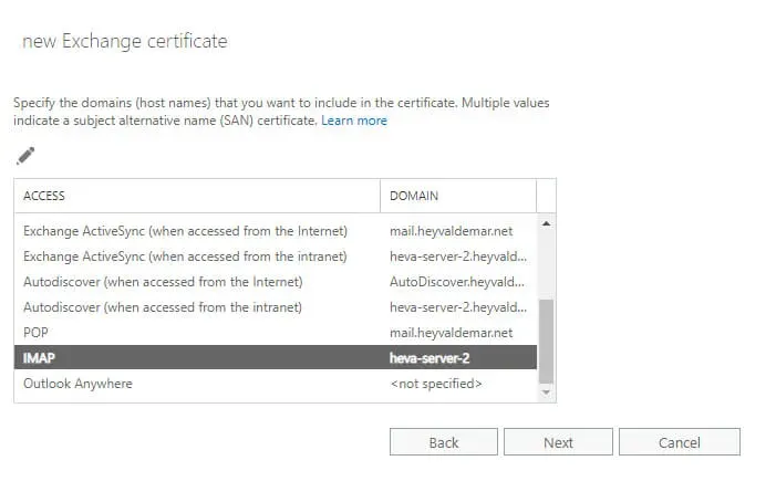 Configure Exchange Server 2019 - Step 124