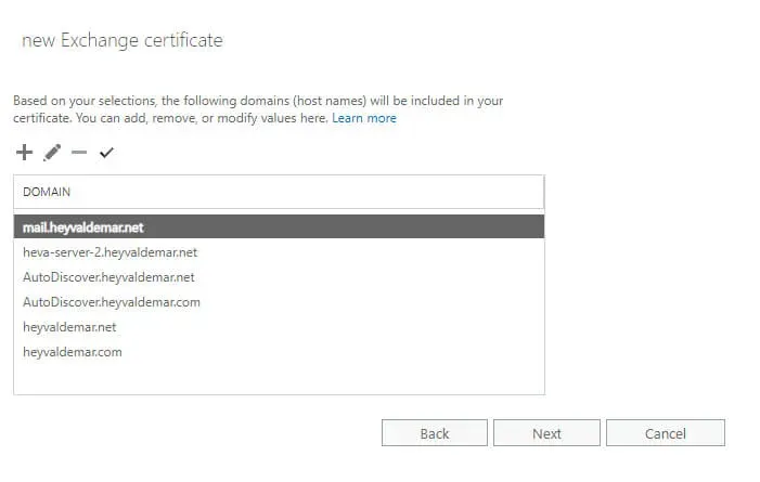 Configure Exchange Server 2019 - Step 129