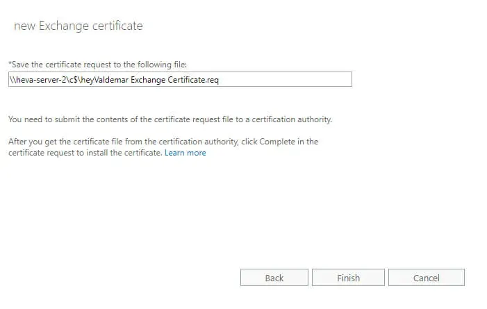 Configure Exchange Server 2019 - Step 131
