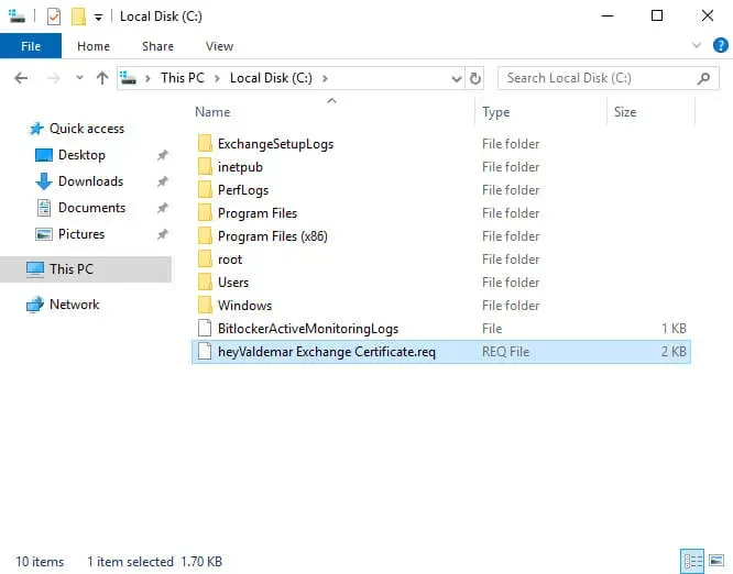 Configure Exchange Server 2019 - Step 140