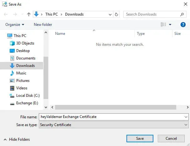 Configure Exchange Server 2019 - Step 147