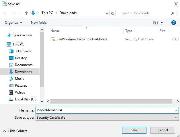 Configure Exchange Server 2019 - Step 151
