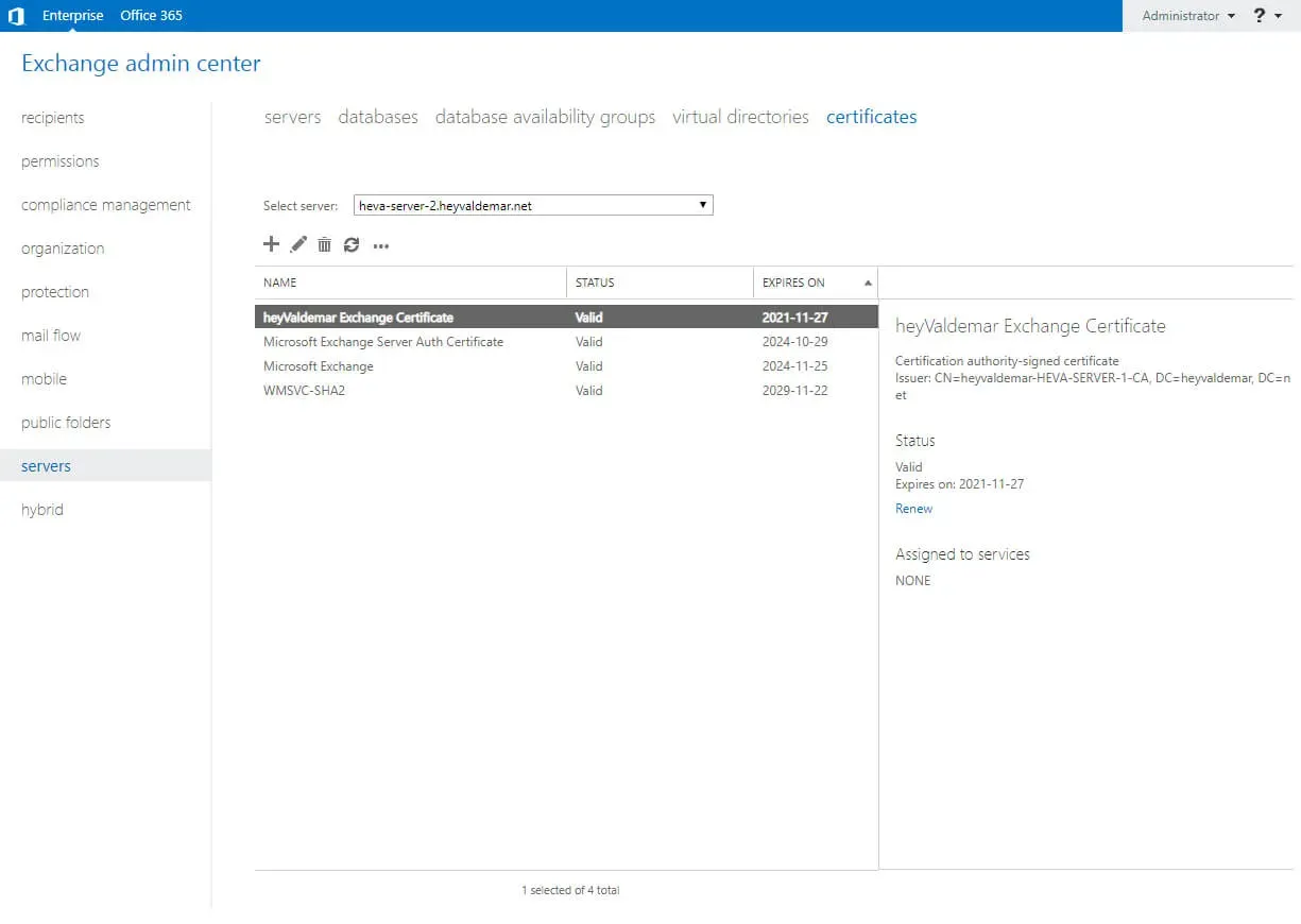 Configure Exchange Server 2019 - Step 163
