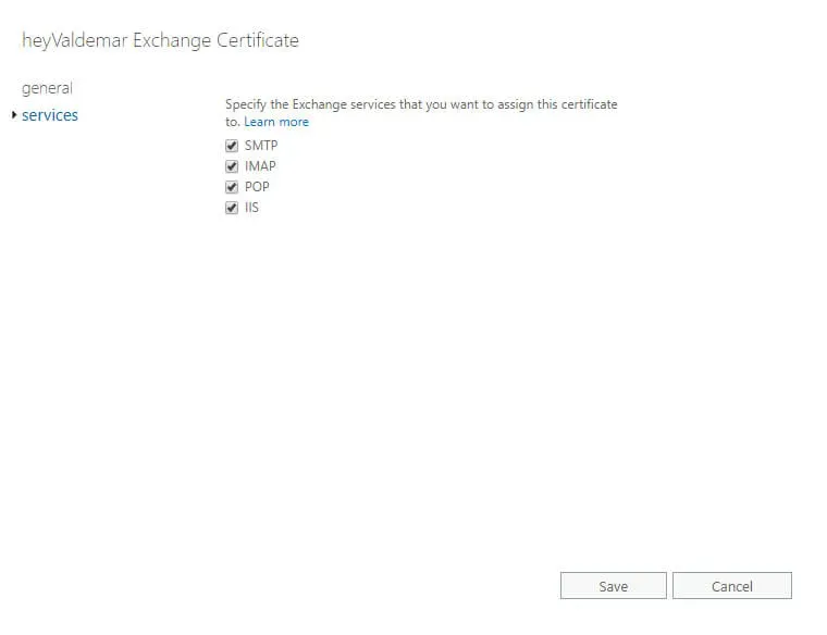 Configure Exchange Server 2019 - Step 164