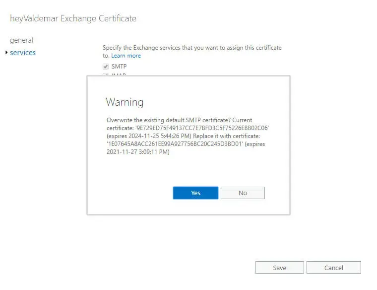 Configure Exchange Server 2019 - Step 165