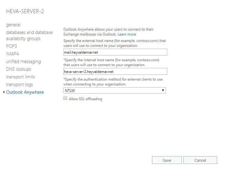 Configure Exchange Server 2019 - Step 186