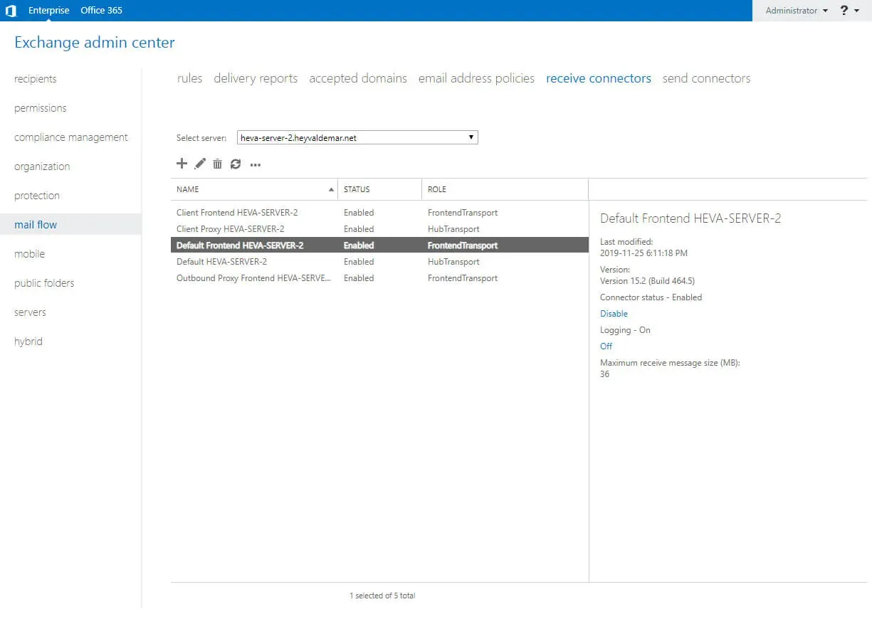Configure Exchange Server 2019 - Step 190