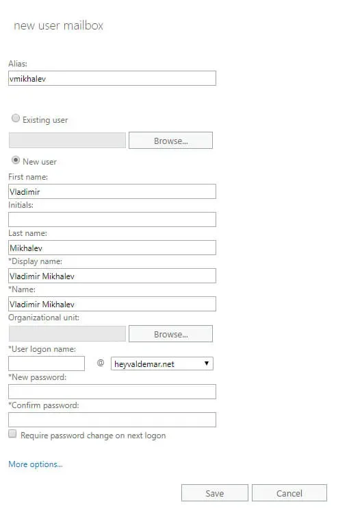 Configure Exchange Server 2019 - Step 195