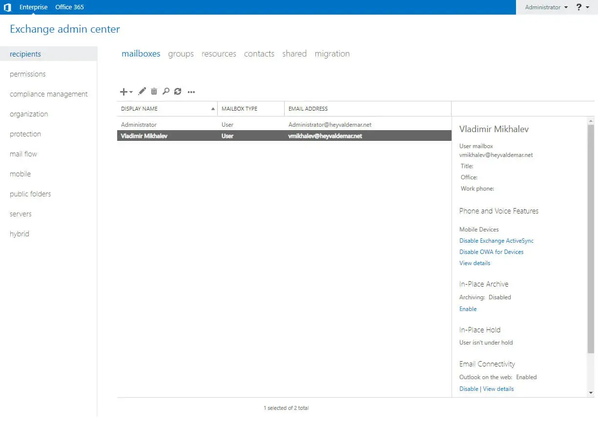 Configure Exchange Server 2019 - Step 201