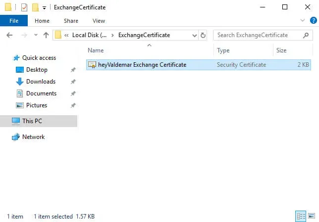 Configure Exchange Server 2019 - Step 203