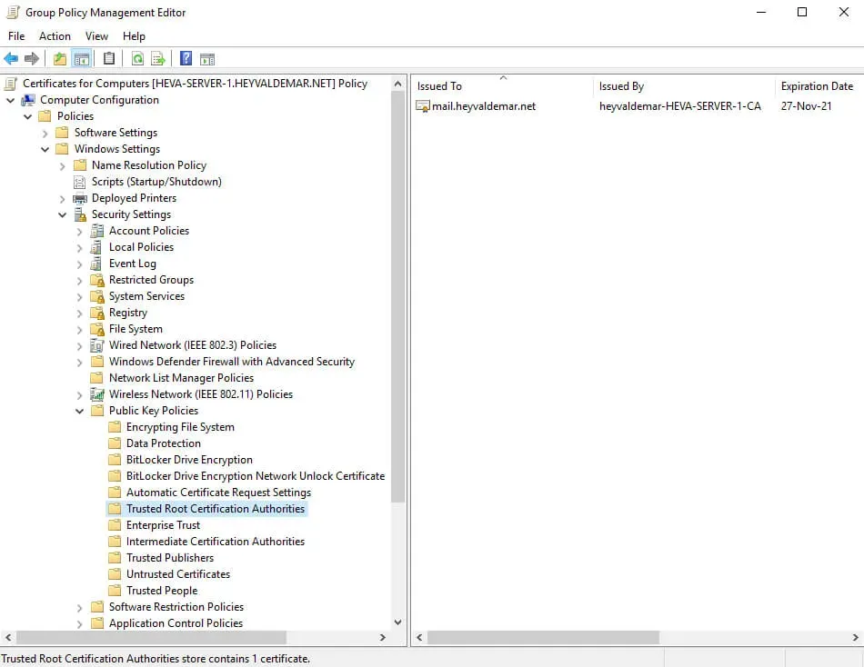 Configure Exchange Server 2019 - Step 216
