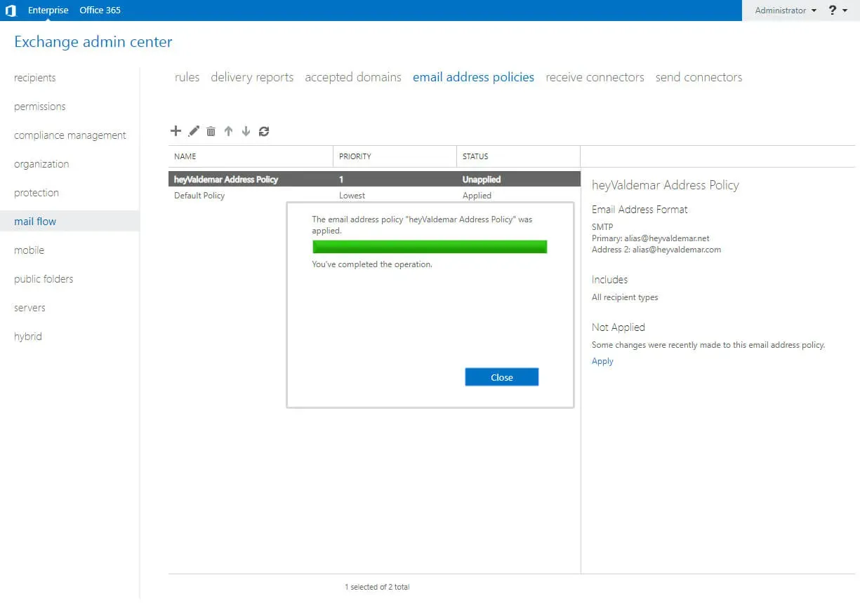 Configure Exchange Server 2019 - Step 38