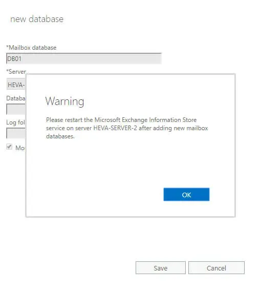 Configure Exchange Server 2019 - Step 7