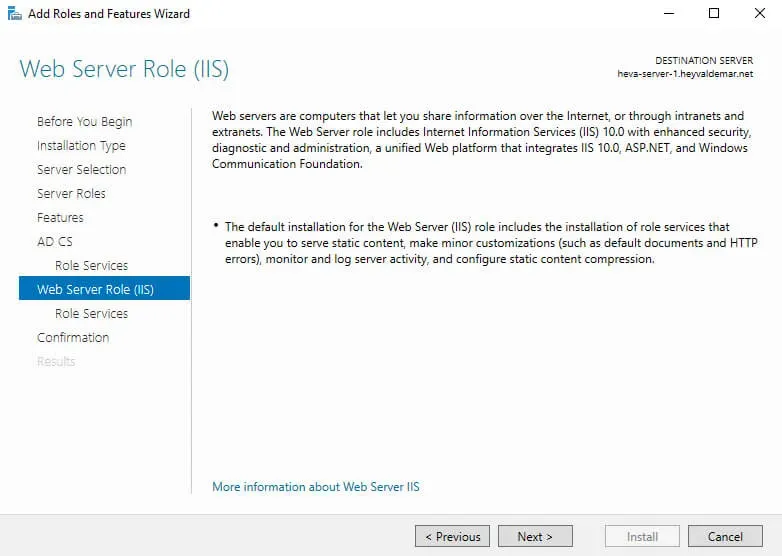 Configure Exchange Server 2019 - Step 85