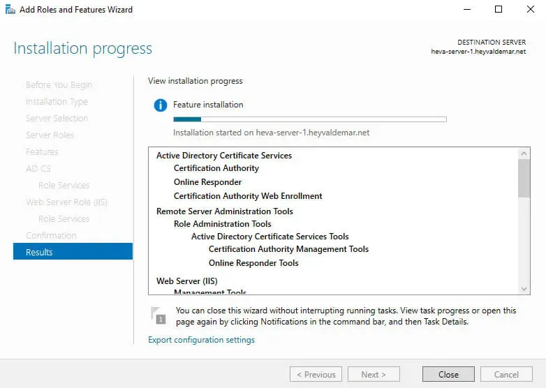 Configure Exchange Server 2019 - Step 88