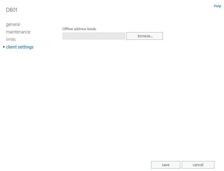 Create an Offline Address Book in Exchange Server 2013 - Step 8