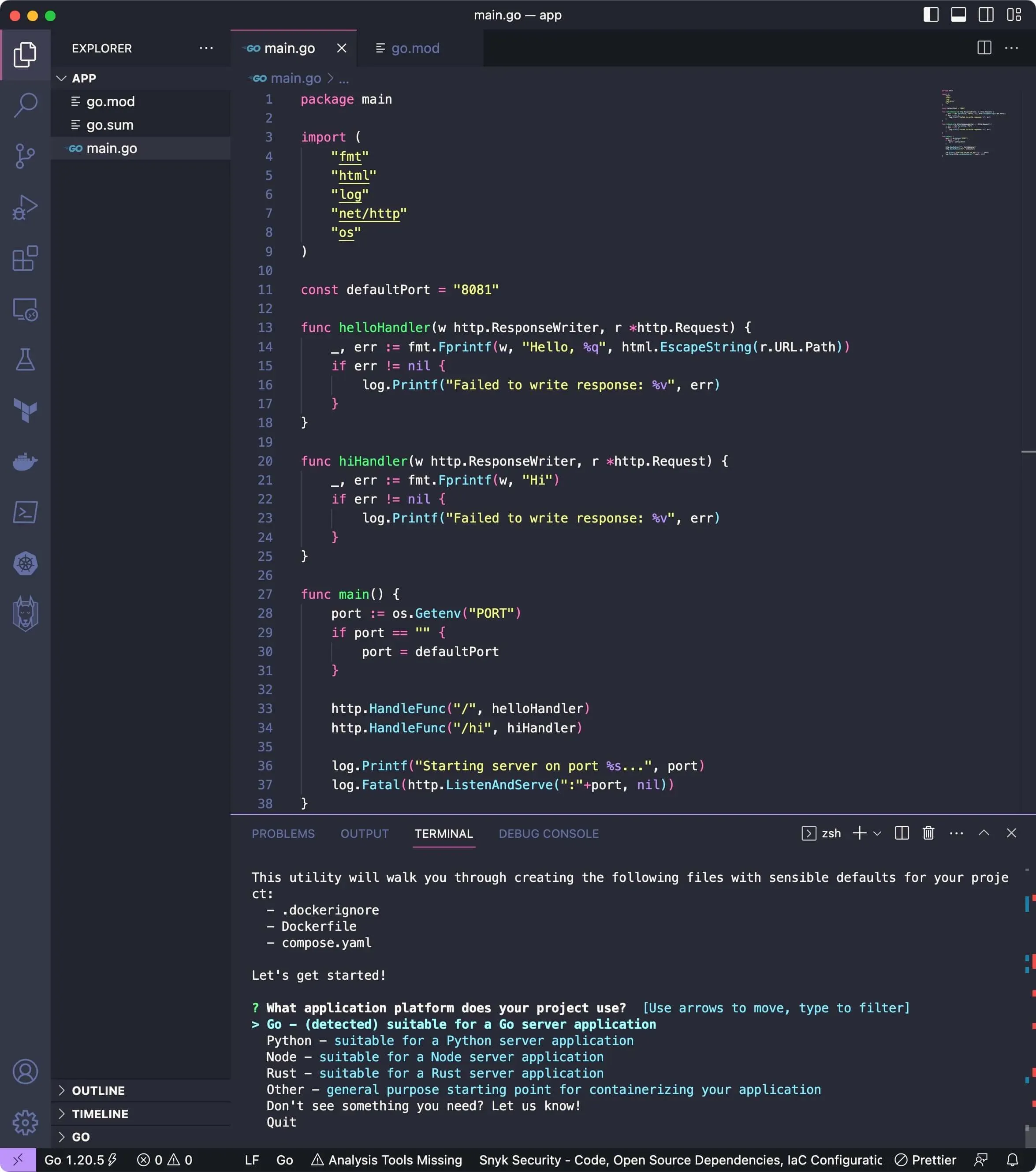 Docker Init The Future of Easy Project Initialization - Step 2