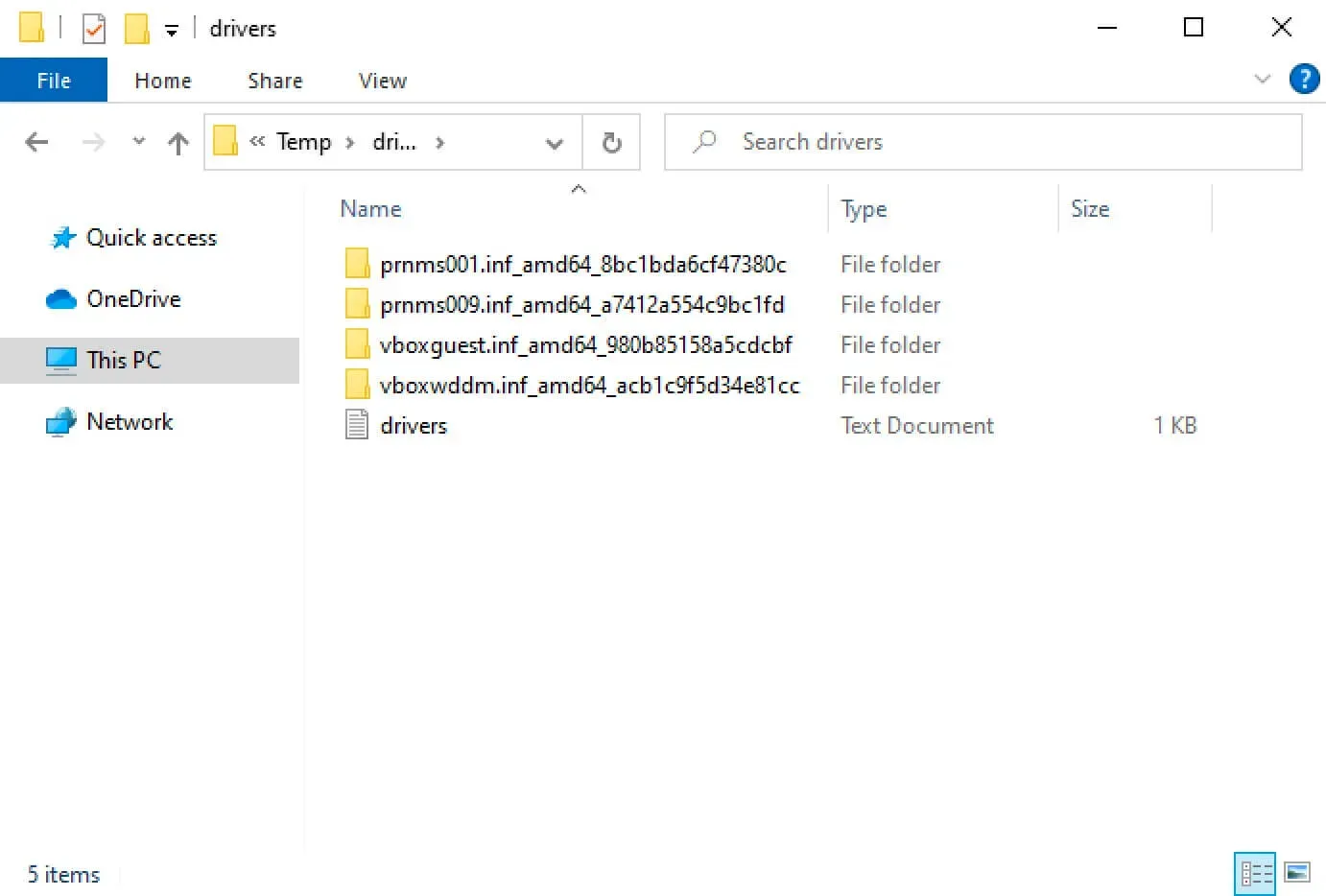 Export Drivers Using Windows PowerShell - Step 6