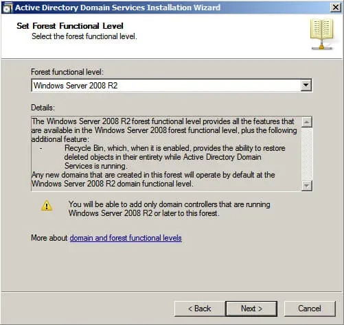 Install Active Directory Domain Services on Windows Server 2008 R2 - Step 28