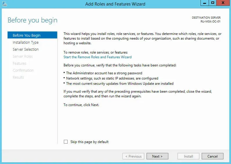Install Active Directory Domain Services on Windows Server 2012 R2 - Step 15